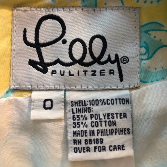 Lilly Pulitzer Skirt Size 0 - Picture 2 of 3